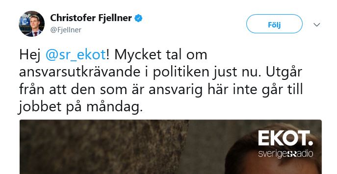 Fjellner är Putin